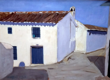 Priego de Córdoba 2- 60x44cm - Óleo Lienzo - 1996